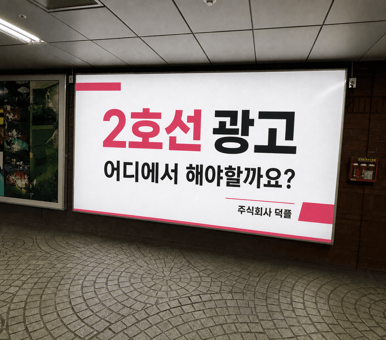 신림역 [2호선] 조명광고